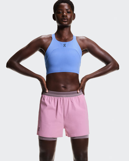 On 3" Performance 2/1 Shorts Sakura | Dewberry (Women'S)