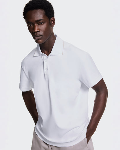 On Courtside Polo White | Sand