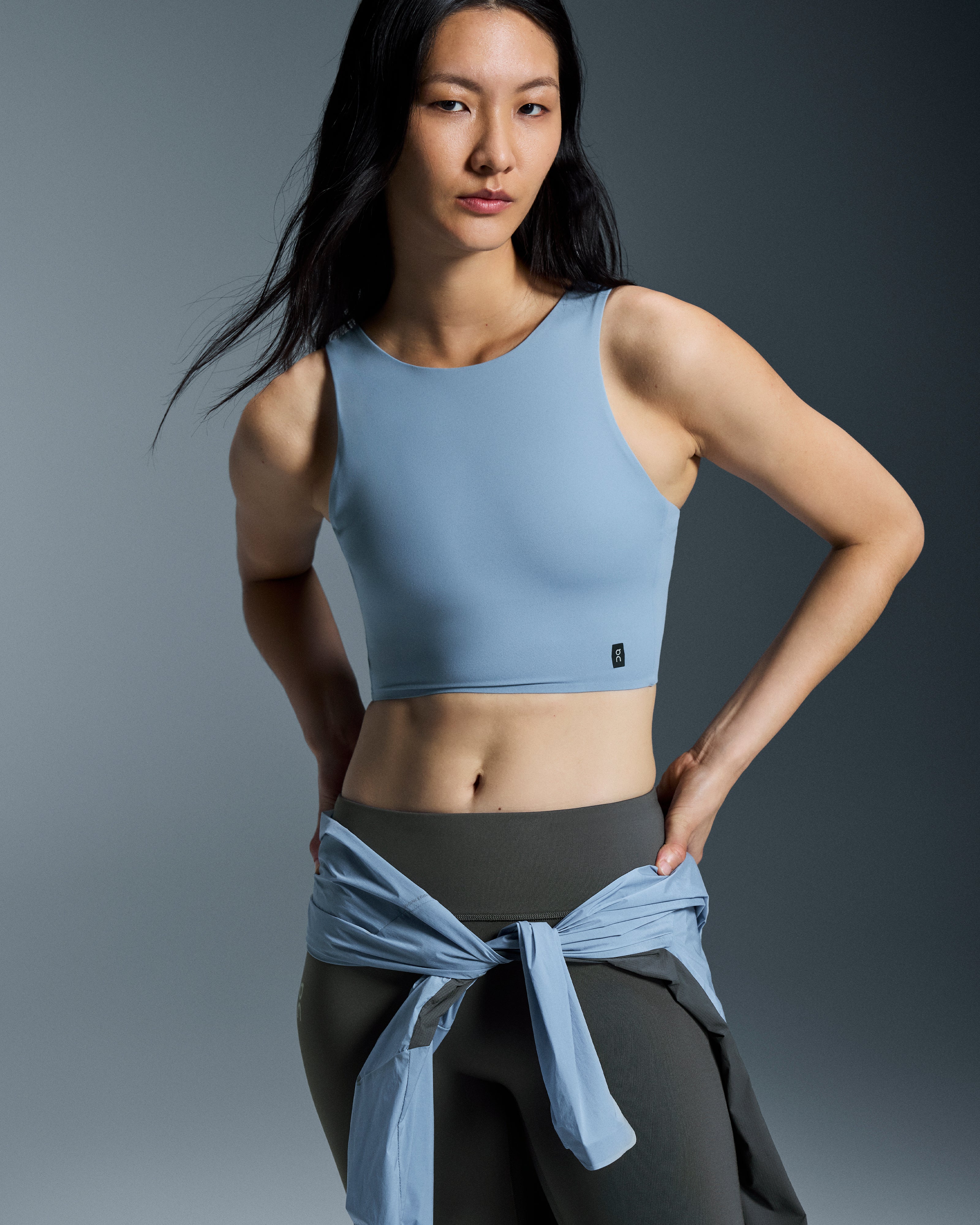 On Core 2-In-1 Crop Chambray (Women'S)