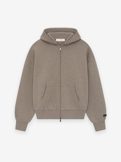Essentials Classic Full  Zip Up Hoodie Homestead Heather