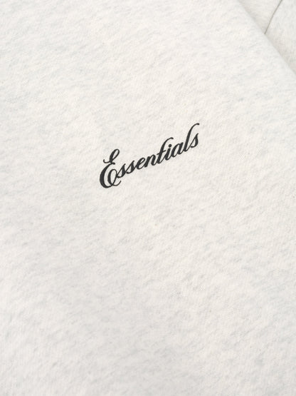 Essentials Signature Ss26 Classic Crewneck Sweatshirt Oatmeal Heather