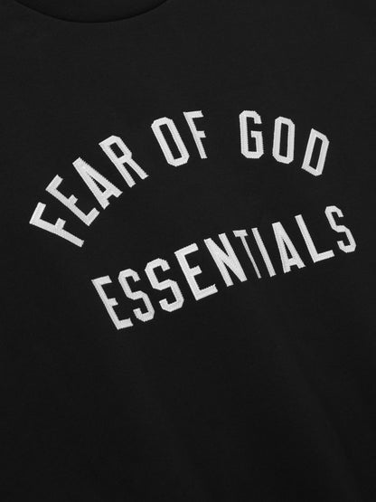 Essentials Varsity 90S Crewneck Sweatshirt Vintage Black