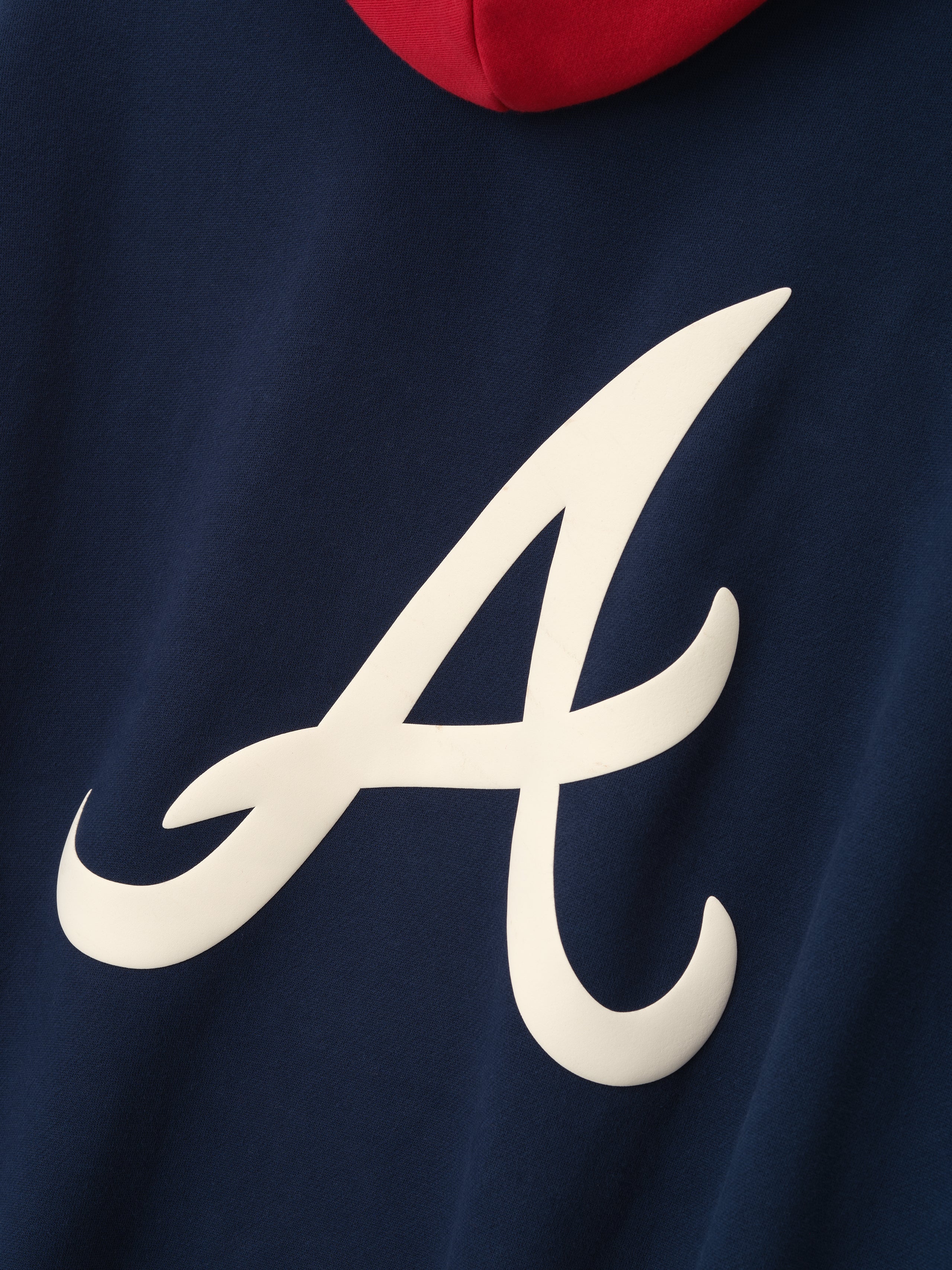 Essentials Braves Sport Hoodie Navy/Red