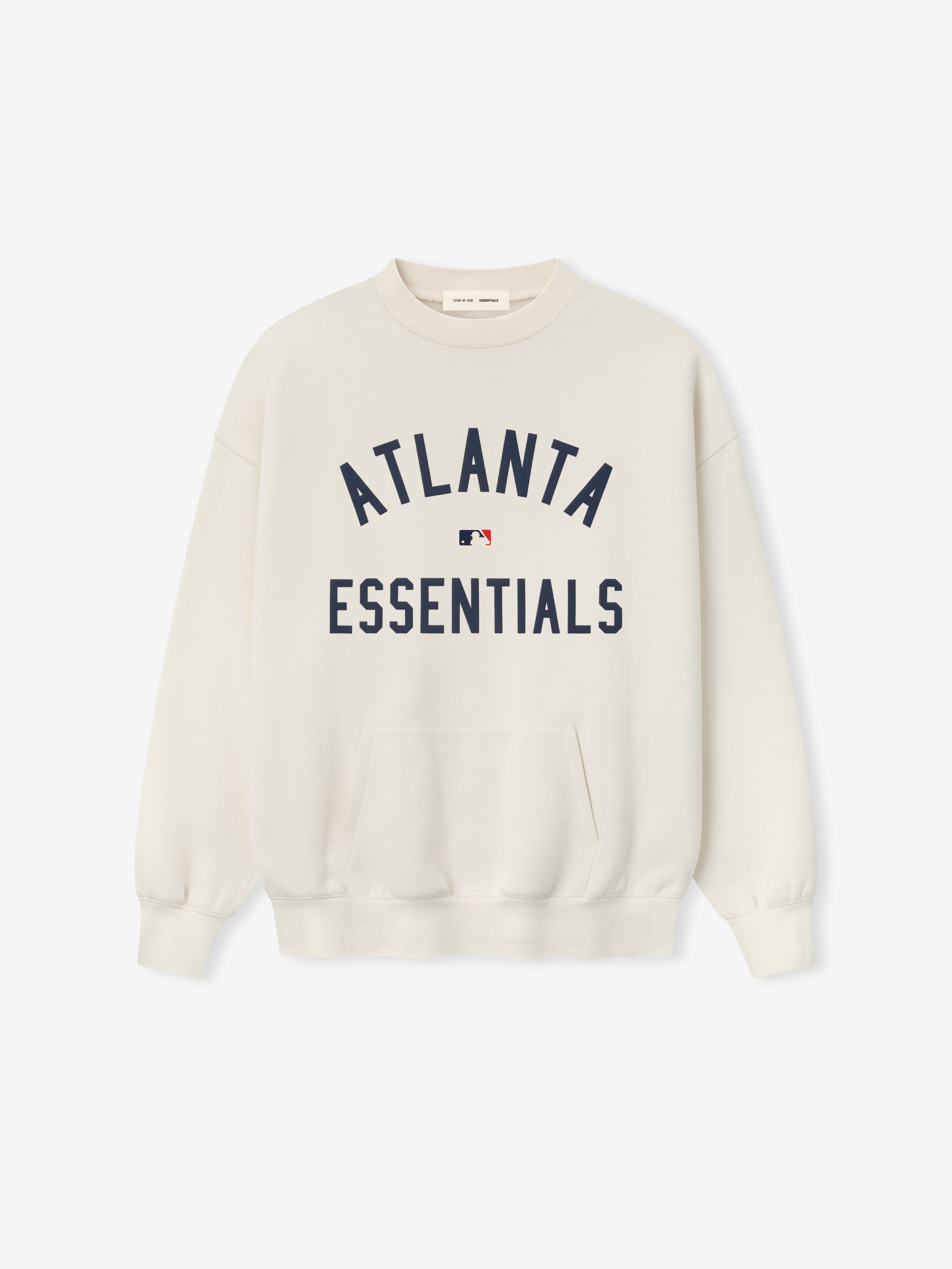 Essentials Braves Sport Crewneck Cream White