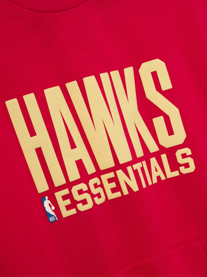 Essentials Hawks Sport Crewneck Red