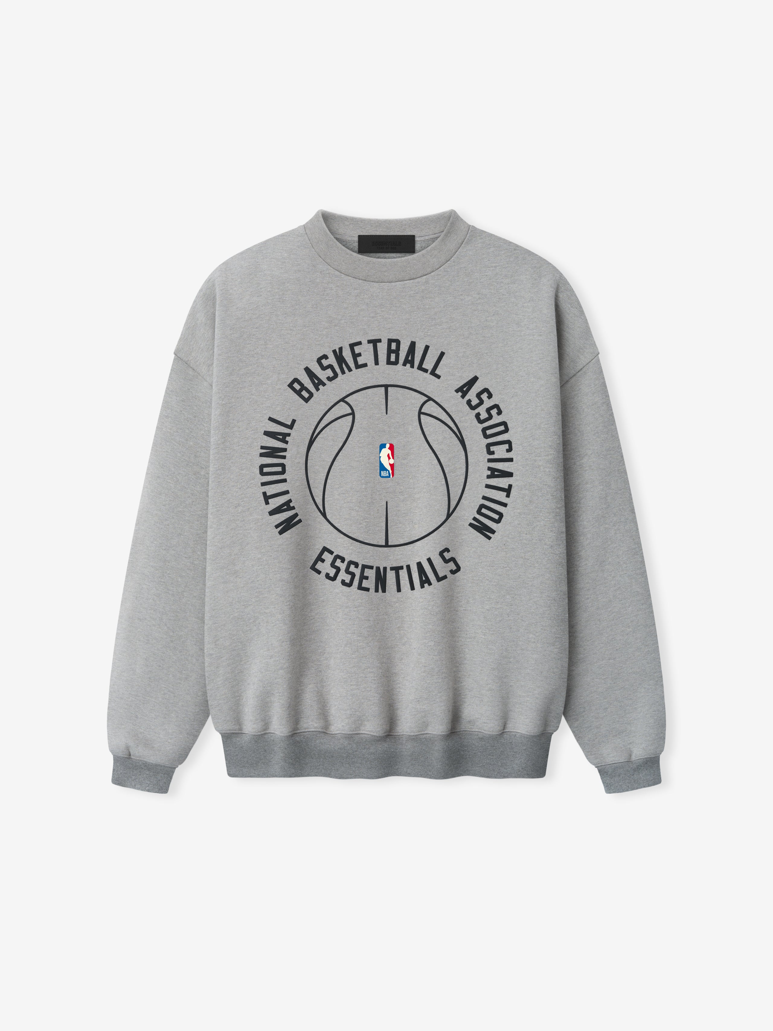 Essentials Nba X Barkley Hendricks 90S Crewneck Concrete Heather