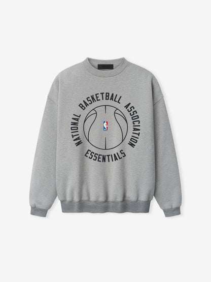 Essentials Nba X Barkley Hendricks 90S Crewneck Concrete Heather