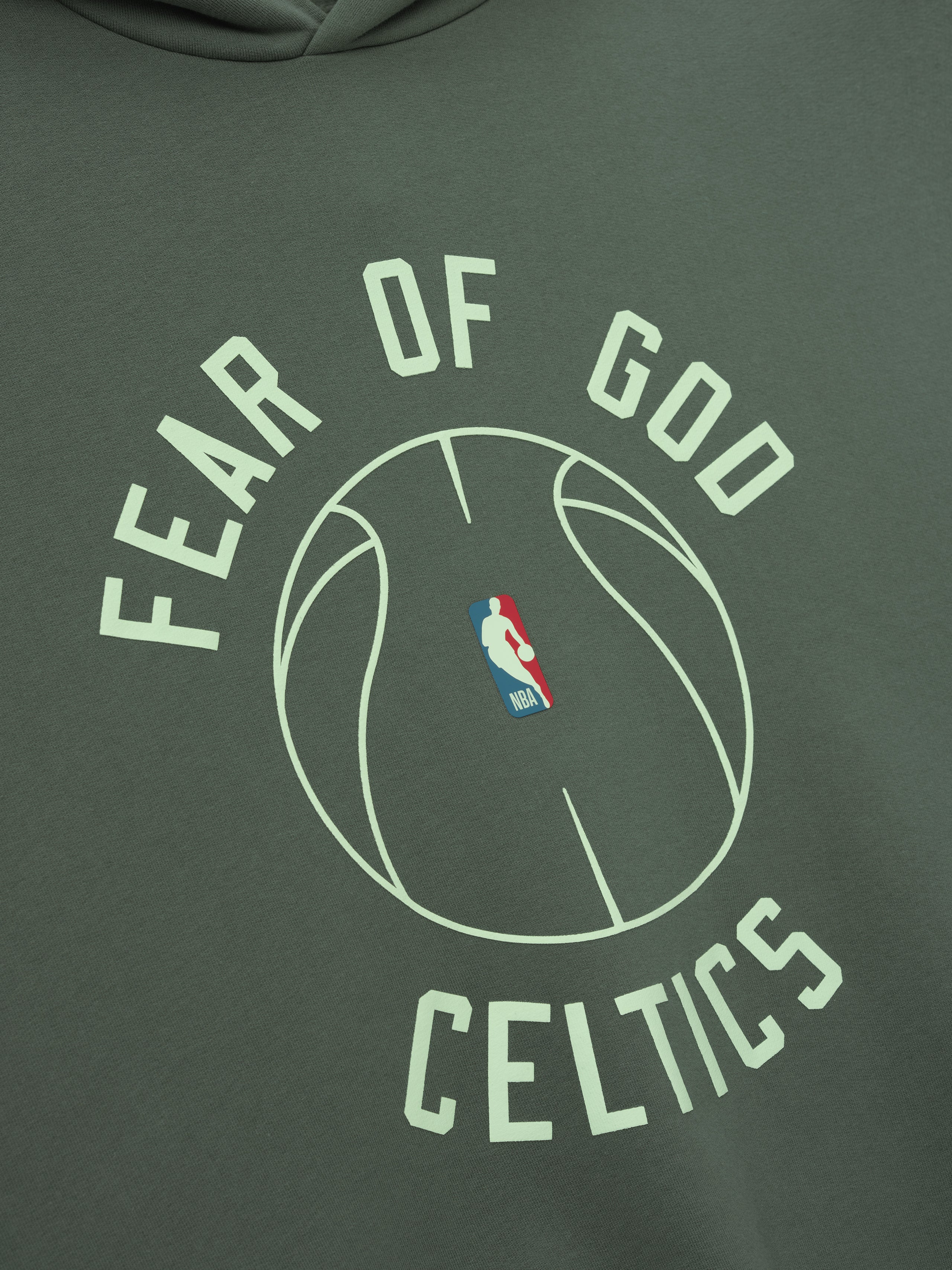 Essentials Celtics X Barkley Hendricks 90S Hoodie Balsam Green