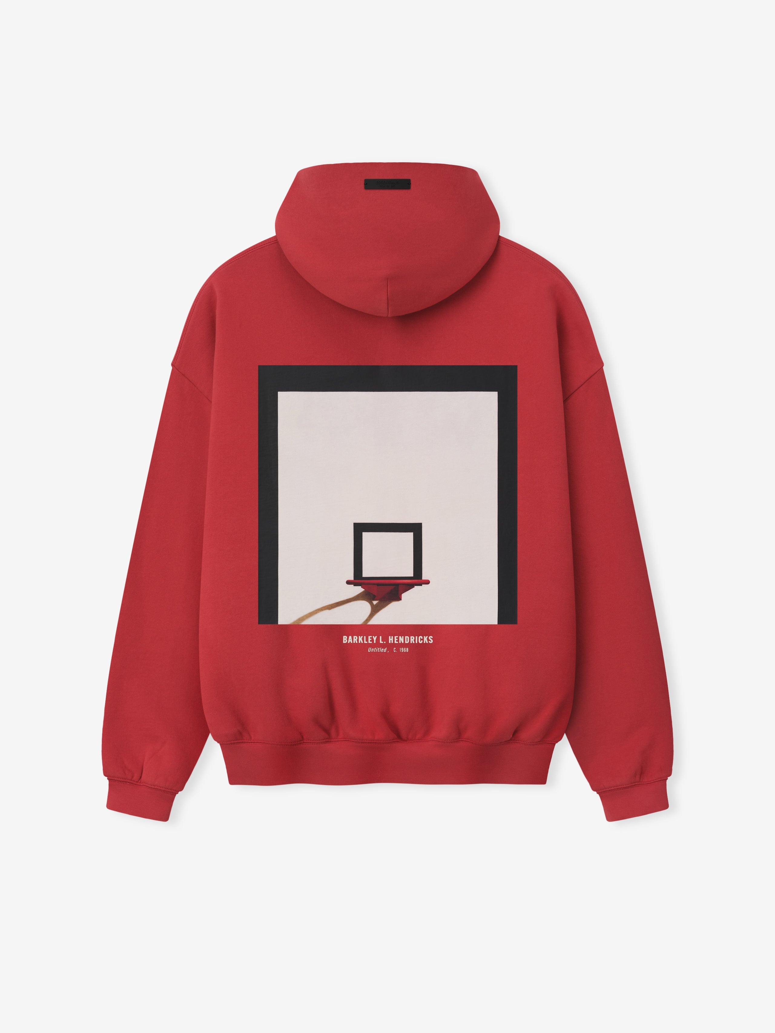 Essentials Sixers X Barkley Hendricks 90S Hoodie Faded Garnet