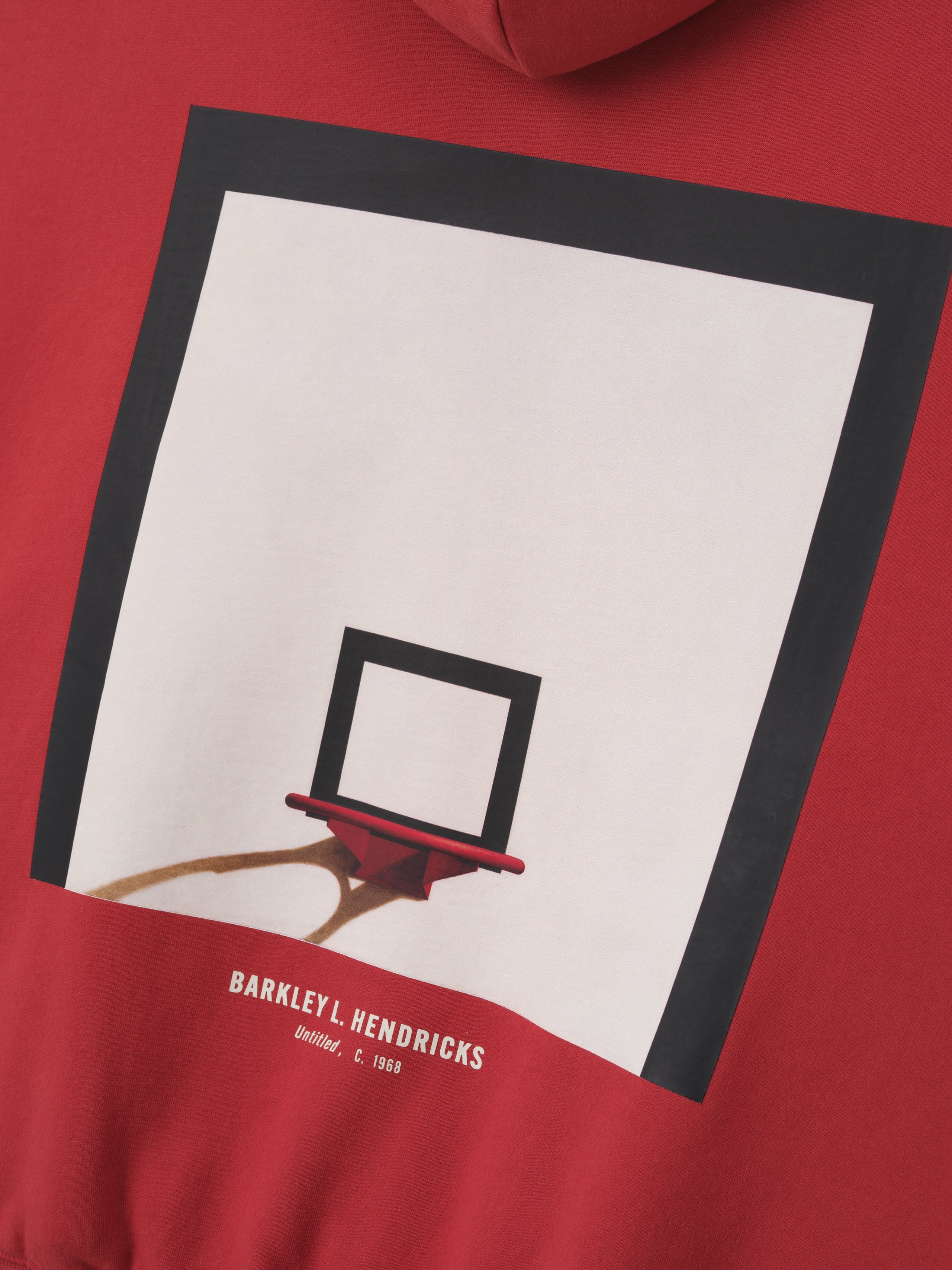 Essentials Sixers X Barkley Hendricks 90S Hoodie Faded Garnet