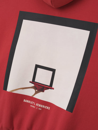 Essentials Sixers X Barkley Hendricks 90S Hoodie Faded Garnet