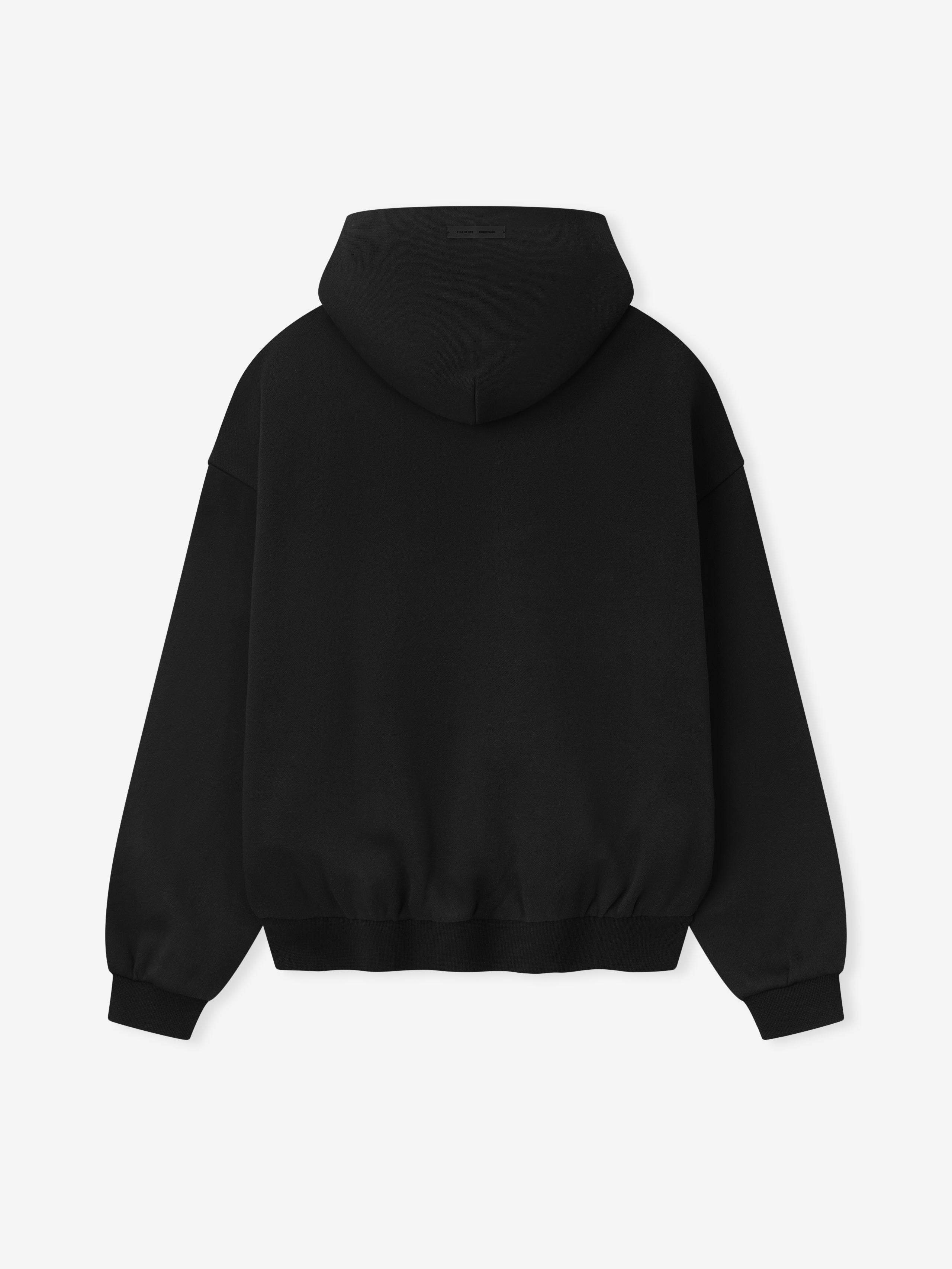 Essentials Embossed Classic Fleece Hoodie Vintage Black