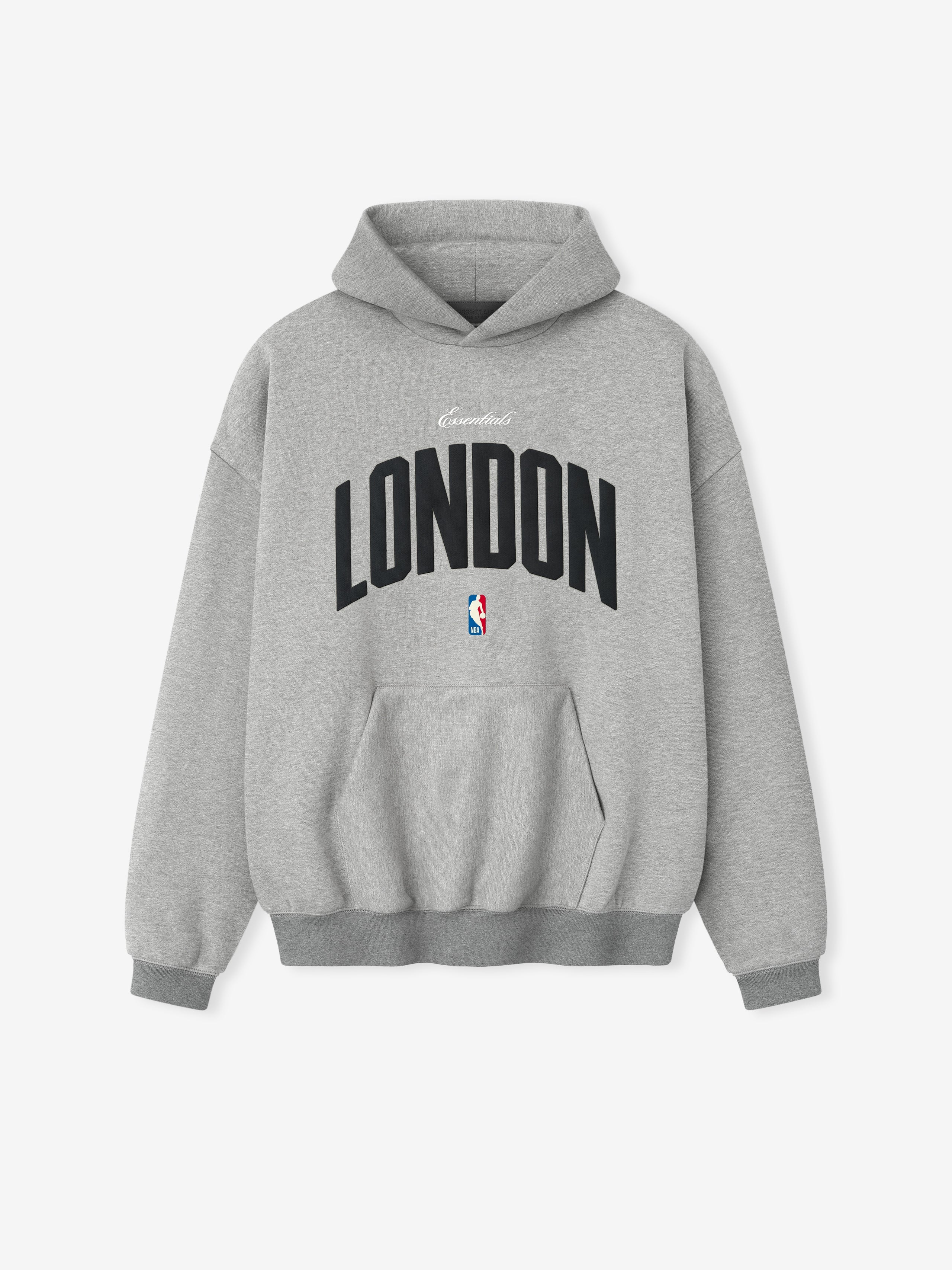 Essentials London 90S Hoodie Concrete Heather