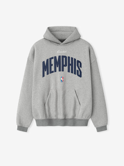 Essentials Memphis Grizzlies 90S Hoodie Concrete Heather