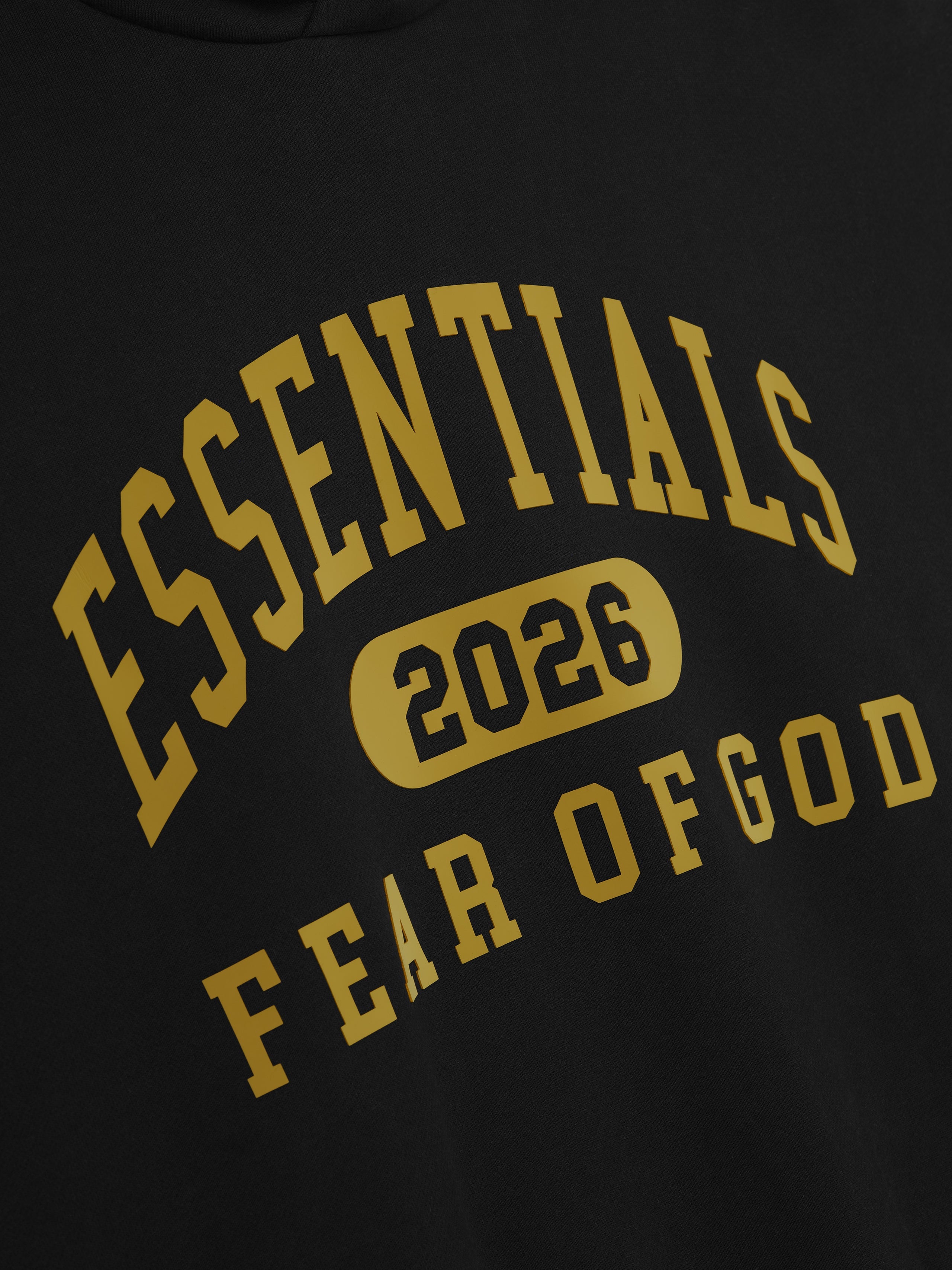 Essentials Classic Fleece Hoodie Vintage Black