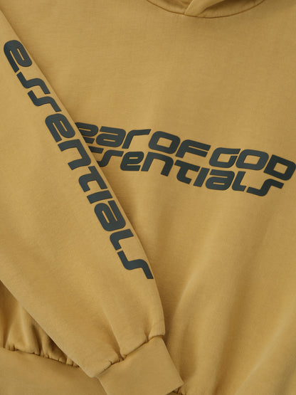 Essentials Cropped Relaxed Hoodie Canyon