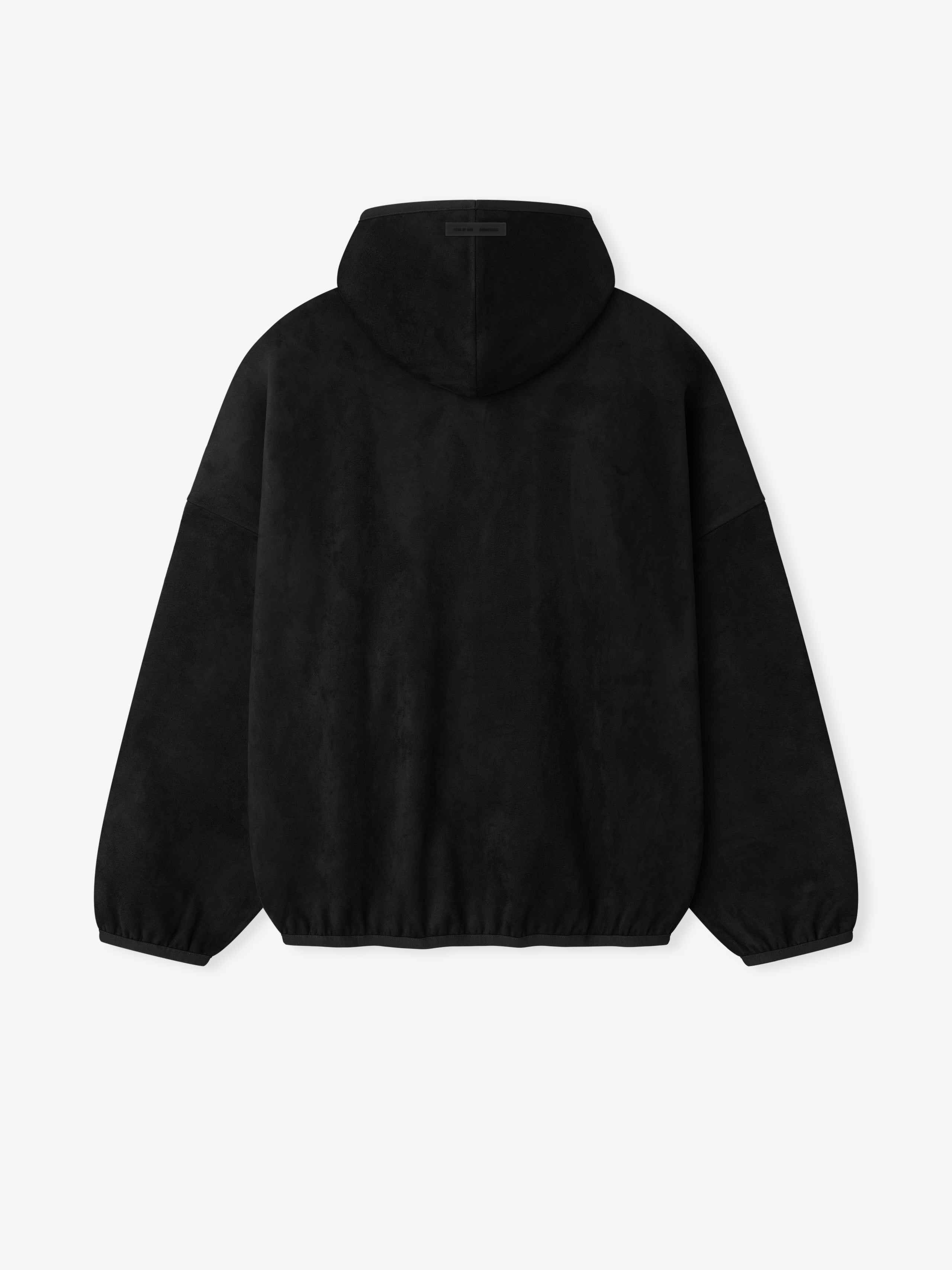 Essentials Suede Fleece Modern Hoodie Vintage Black