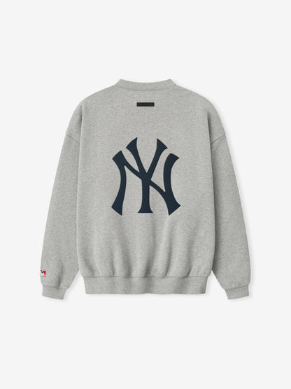 Essentials Yankees Sport Crewneck Concrete Heather