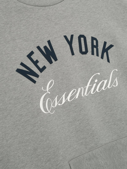 Essentials Yankees Sport Crewneck Concrete Heather