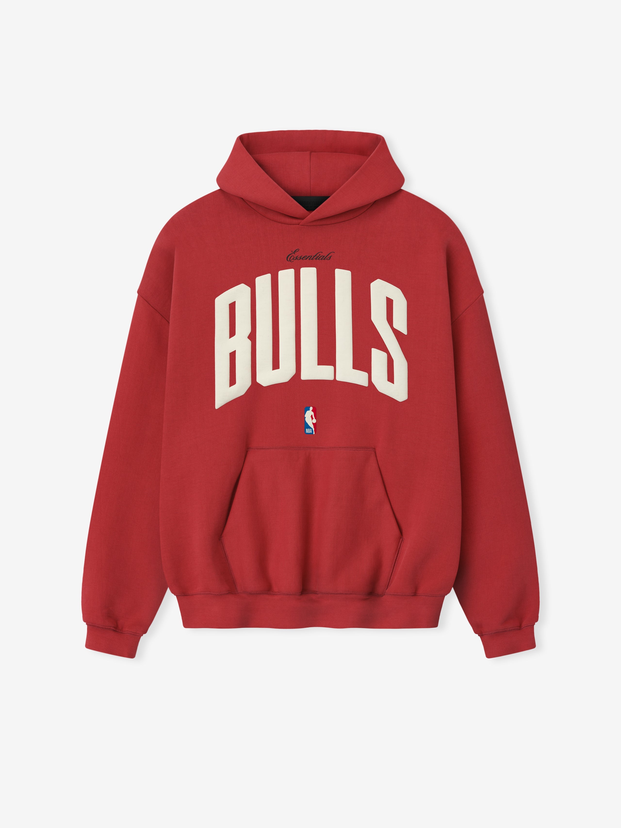 Essentials Bulls 90S Hoodie Red