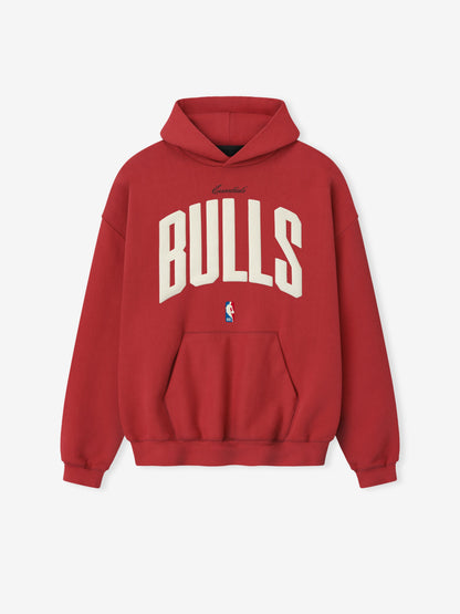Essentials Bulls 90S Hoodie Red