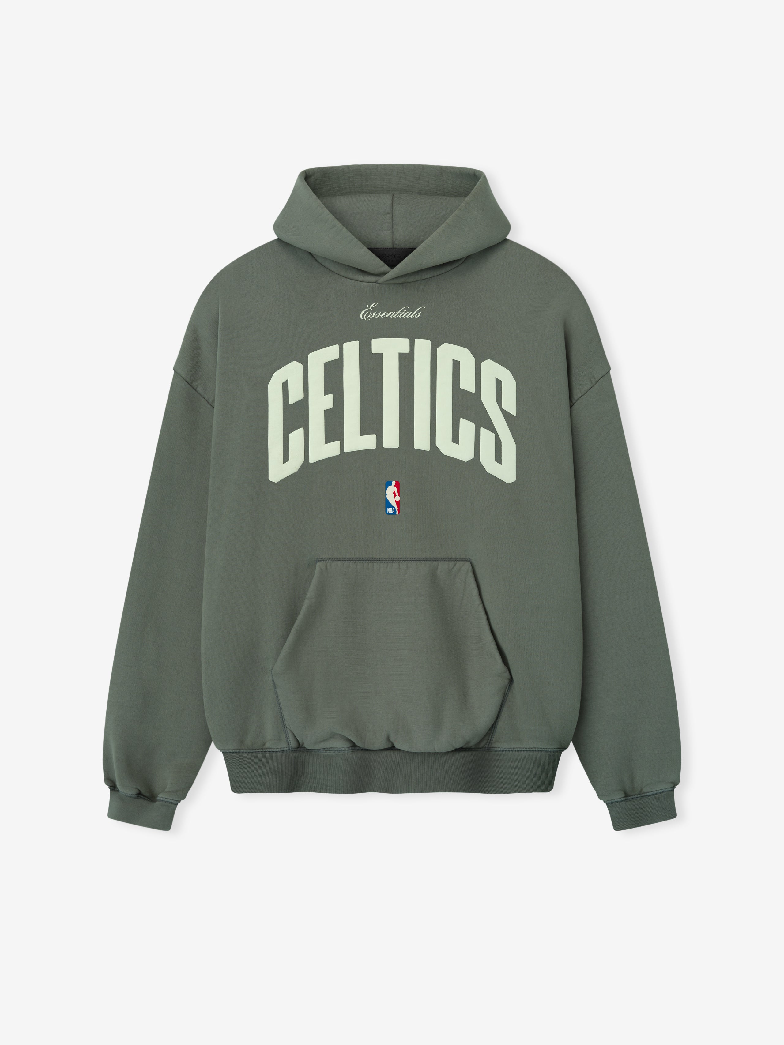Essentials Celtics 90S Hoodie Balsam Green