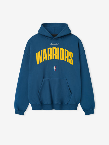 Essentials Warriors 90S Hoodie Blue Sapphire