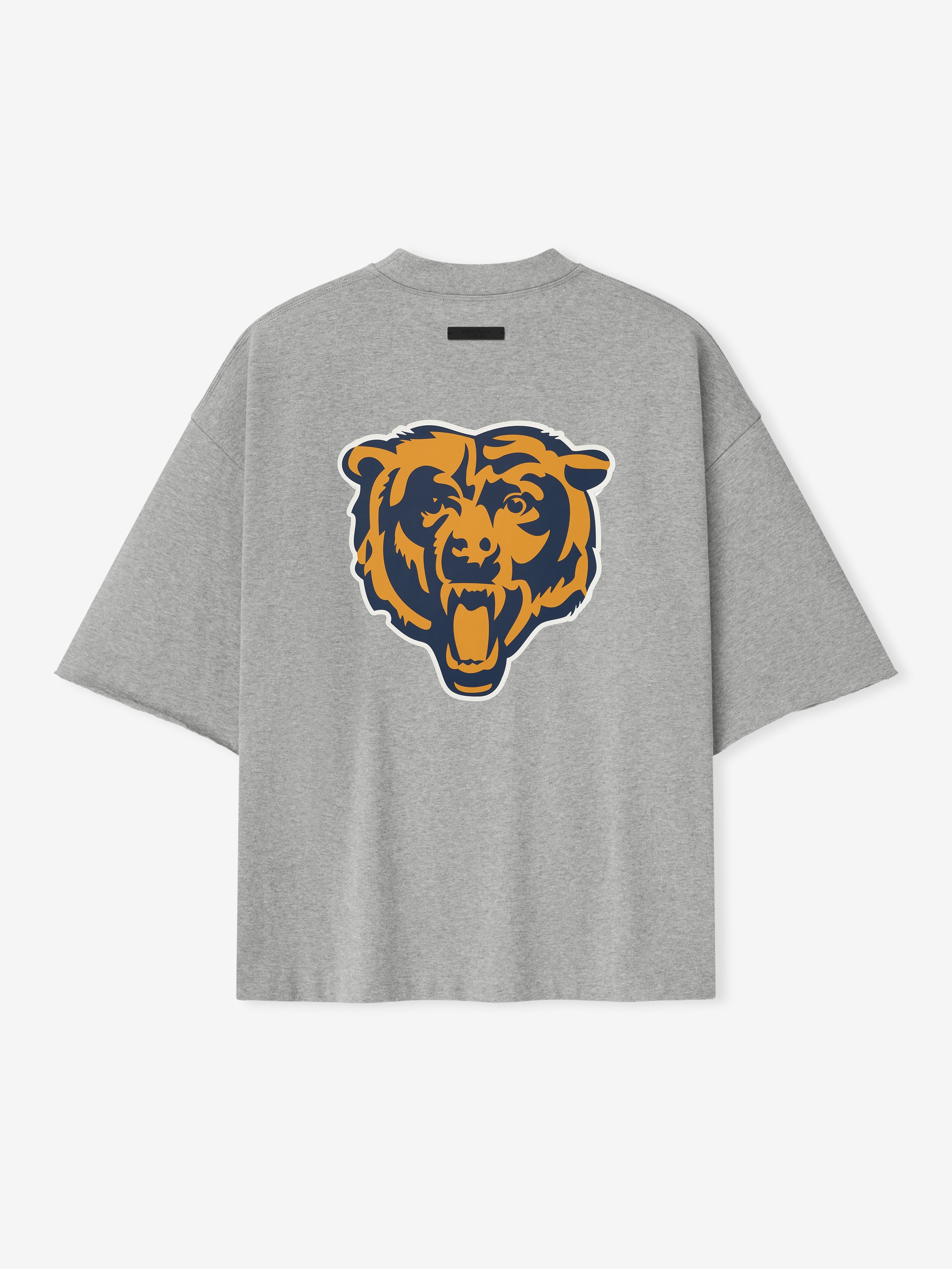 Essentials Bears 90S 3/4 Sleeve Football Tee Concrete Heather/Canyon