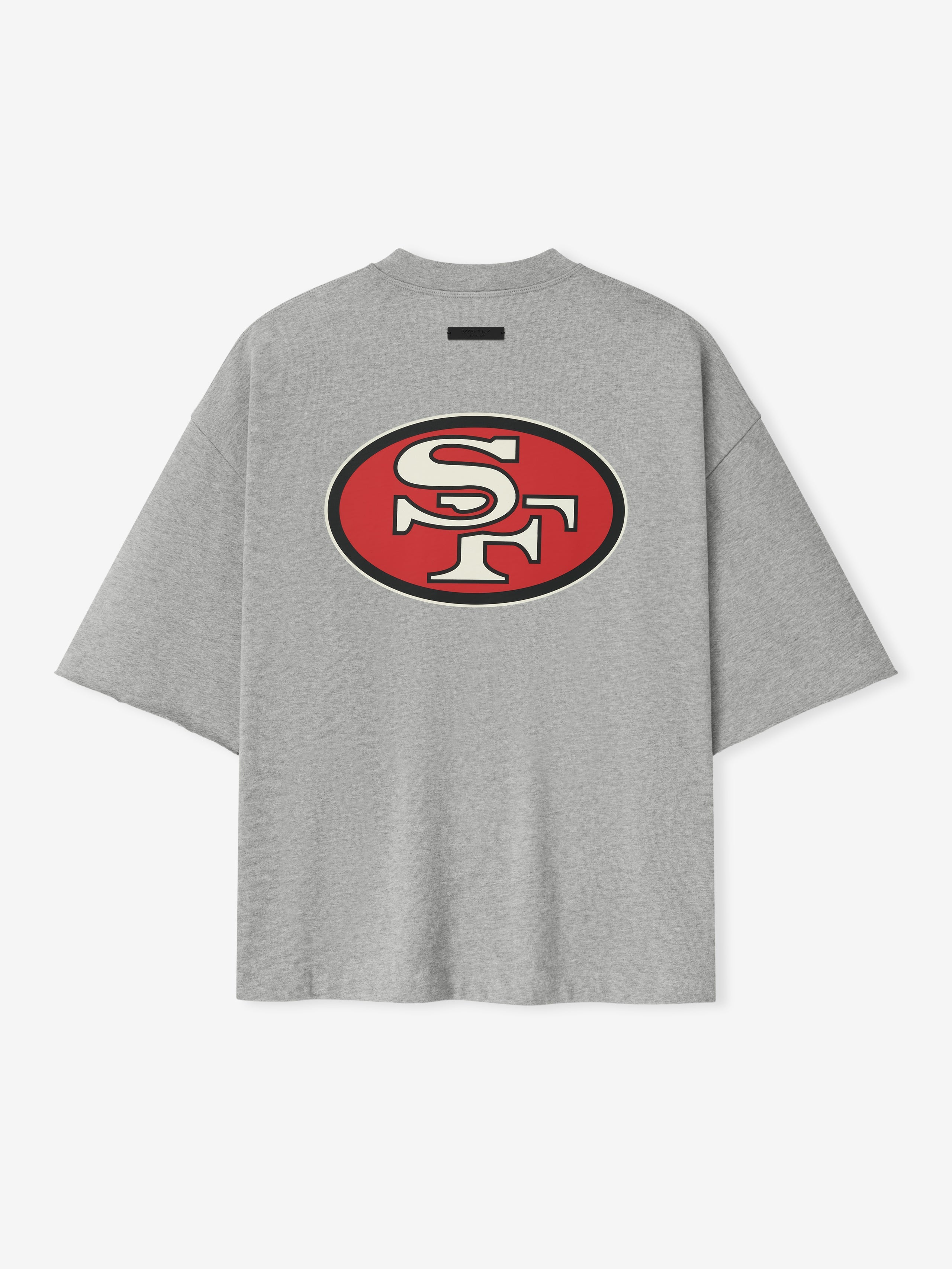 Essentials Forty Niners 90S 3/4 Sleeve Football Tee Concrete Heather