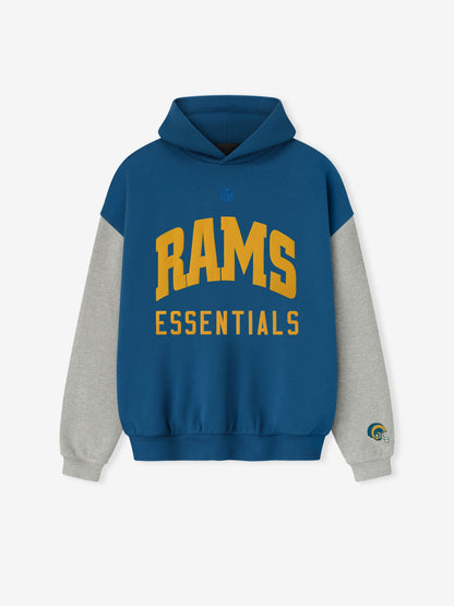 Essentials Rams Sport Hoodie Blue Sapphire / Concrete Heather