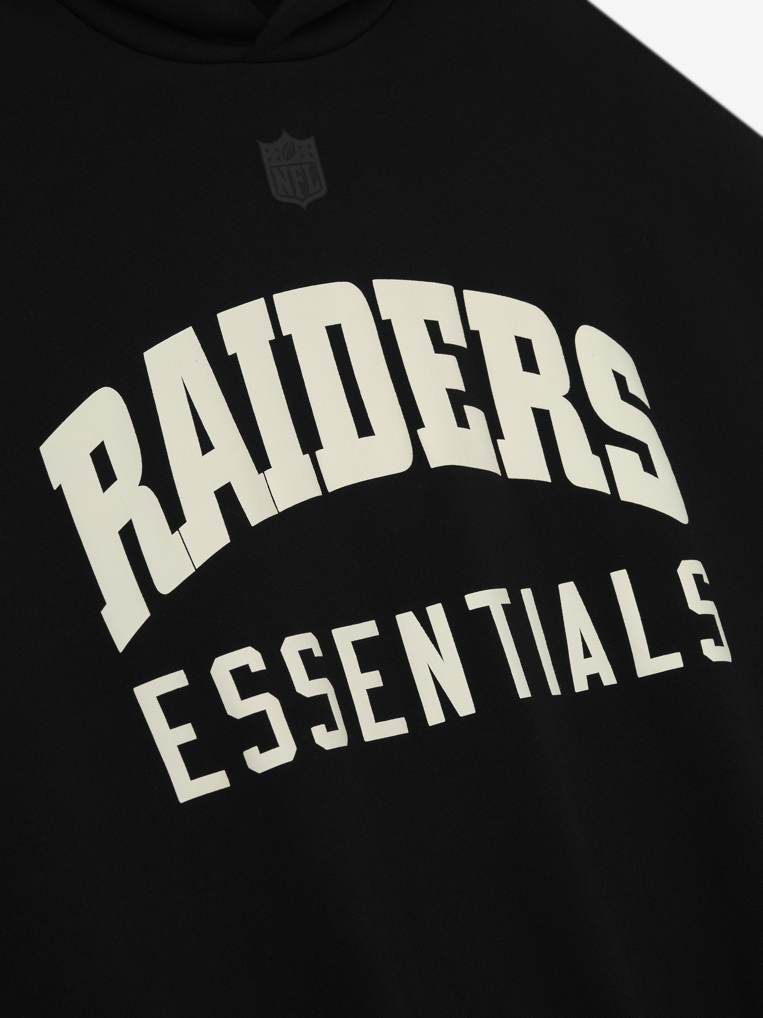 Essentials Raiders Sport Hoodie Black/Concrete Heather