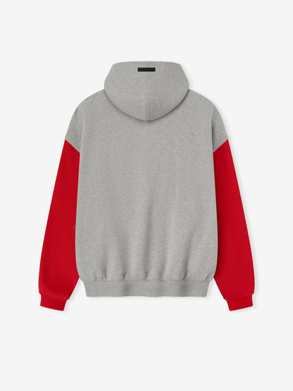 Essentials Falcons Sport Hoodie Concrete Heather/ Red