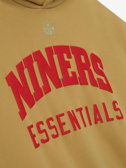 Essentials Forty Niners Sport Hoodie Prairie Sand/ Concrete Heather