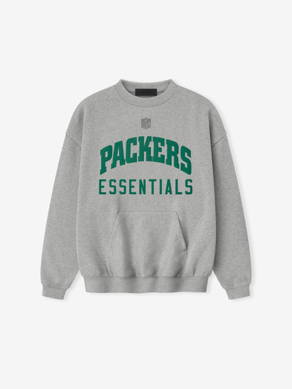 Essentials Packers Sport Crewneck Concrete Heather