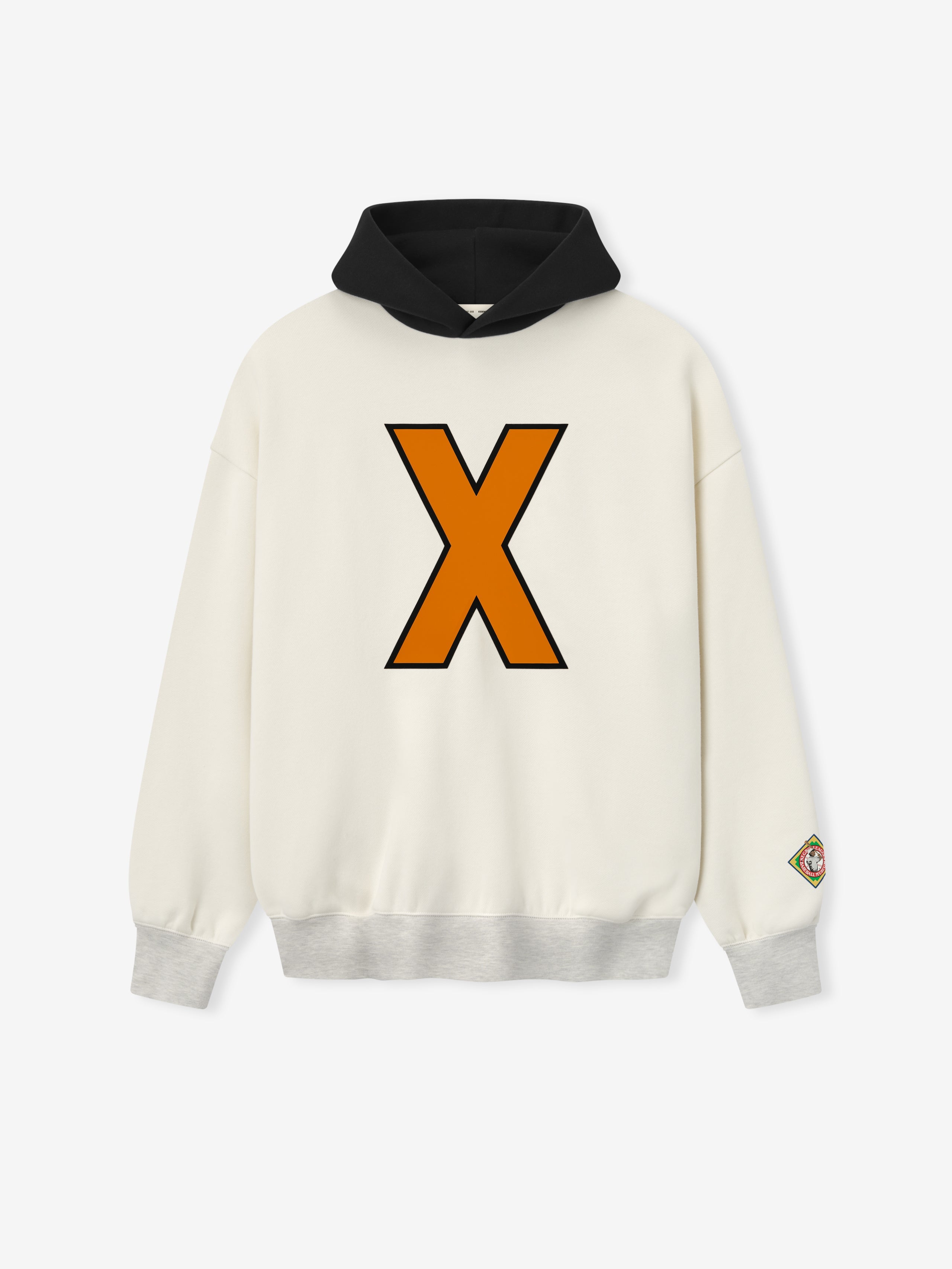 Essentials Essentials Cuban X-Giants Hoodie Cream White/ Black
