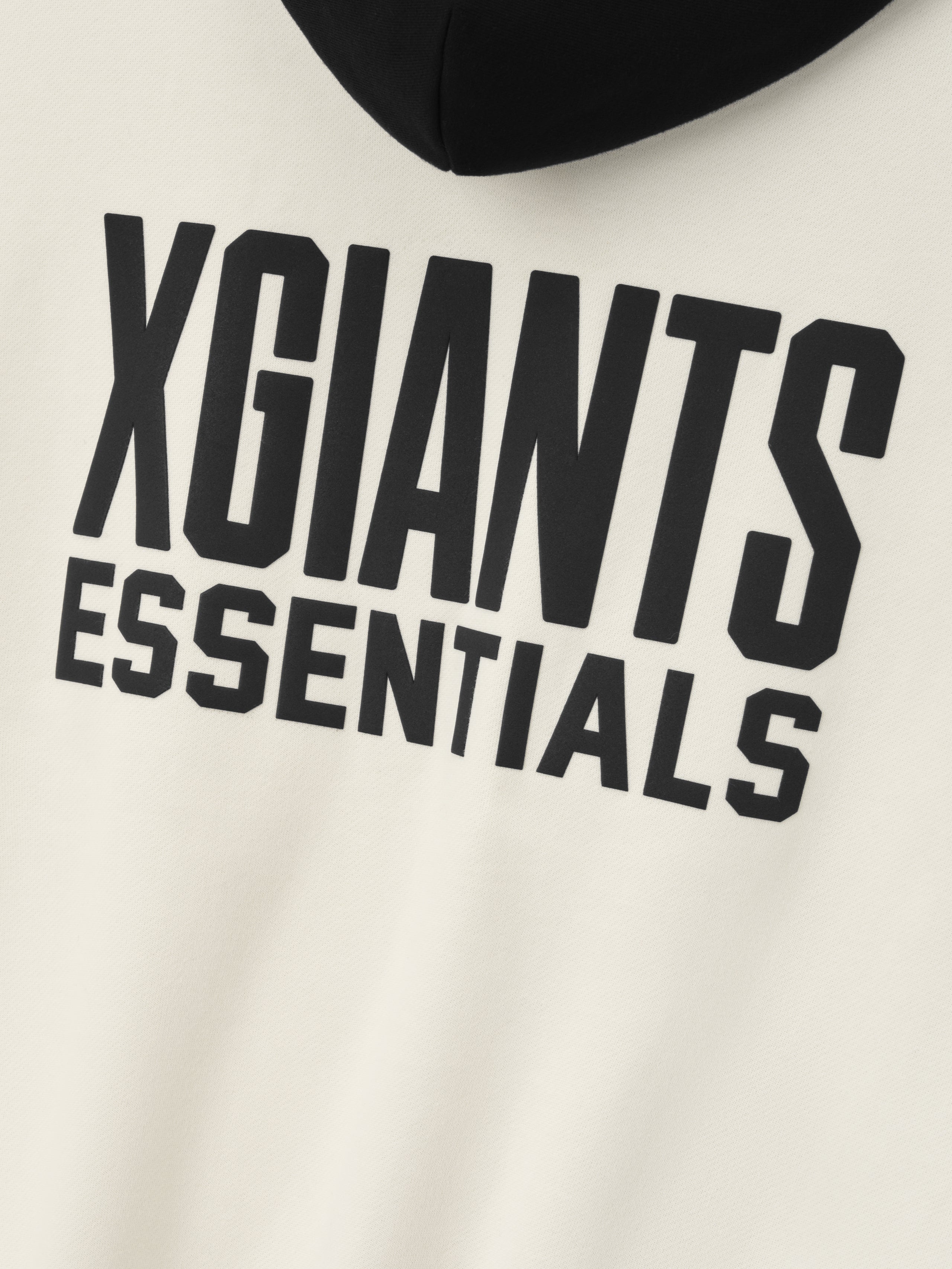 Essentials Essentials Cuban X-Giants Hoodie Cream White/ Black