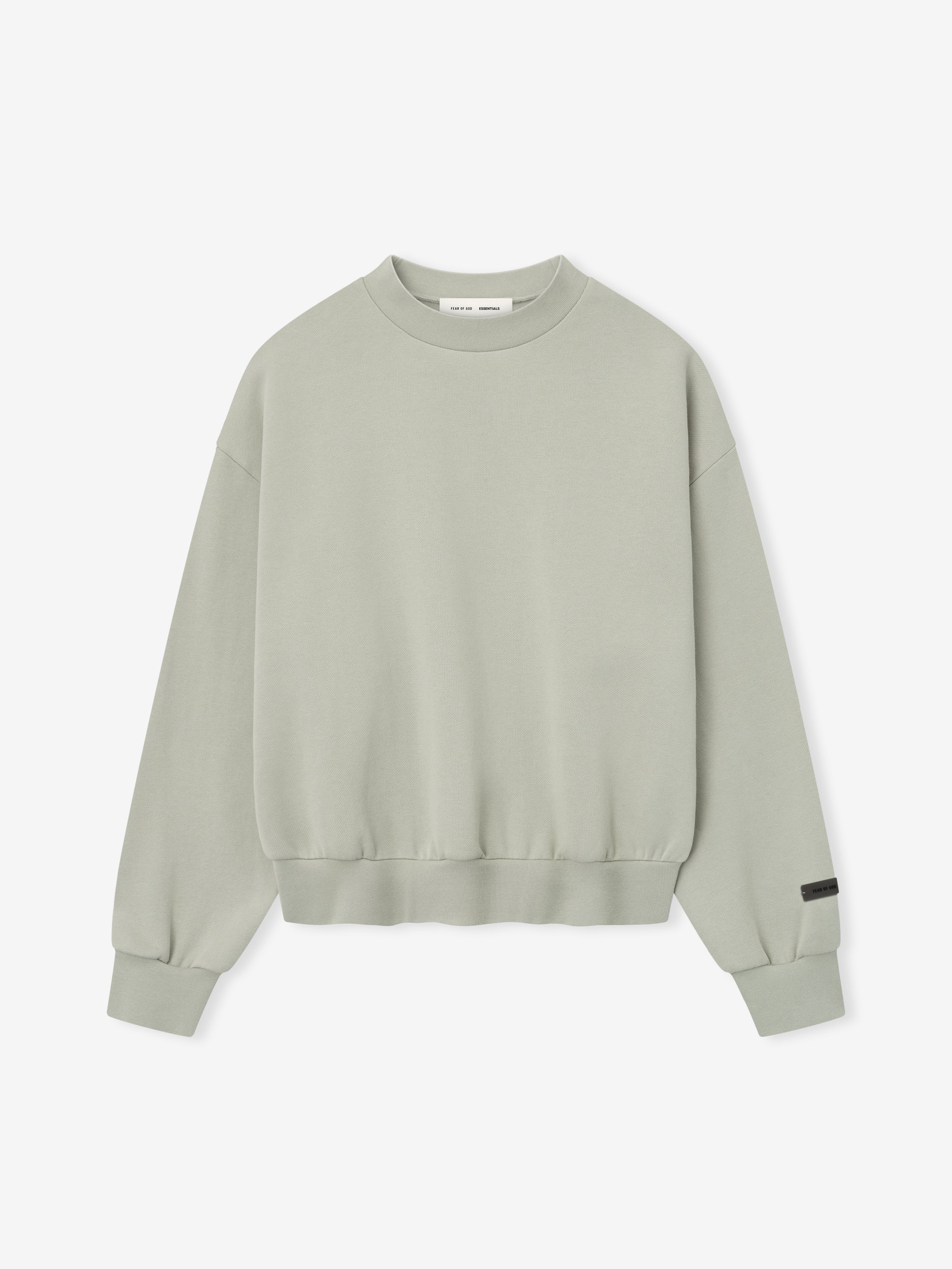 Essentials Classic Fleece Crewneck Abbey Stone