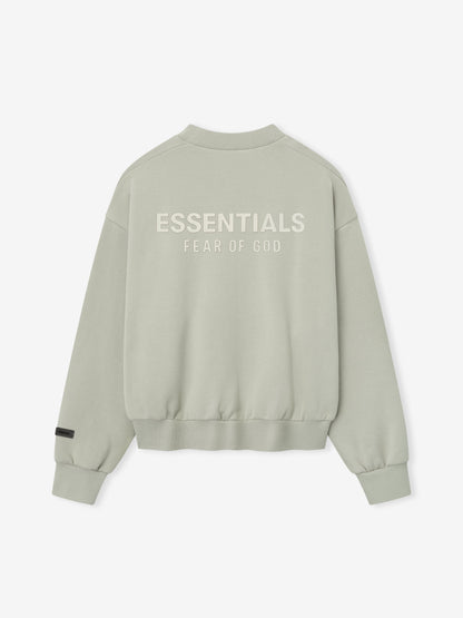 Essentials Classic Fleece Crewneck Abbey Stone