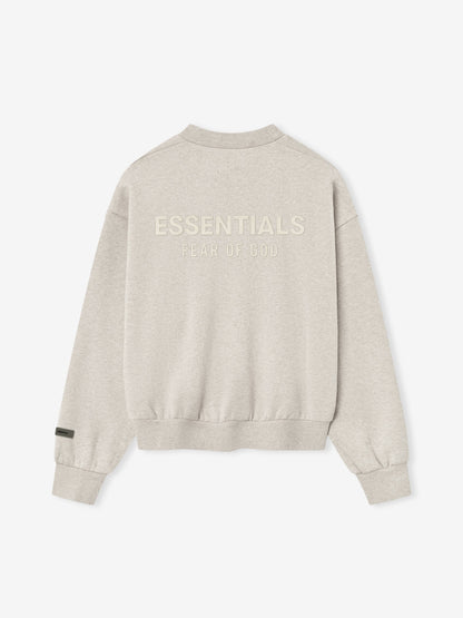 Essentials Classic Fleece Crewneck Heather Stone