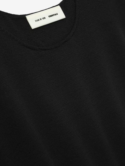 Essentials Merino Short Sleeve Tee Jet Black