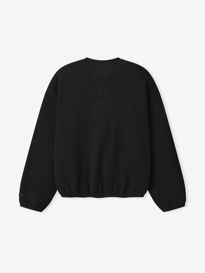 Essentials Active Trace Modern Crewneck Sweatshirt Vintage Black
