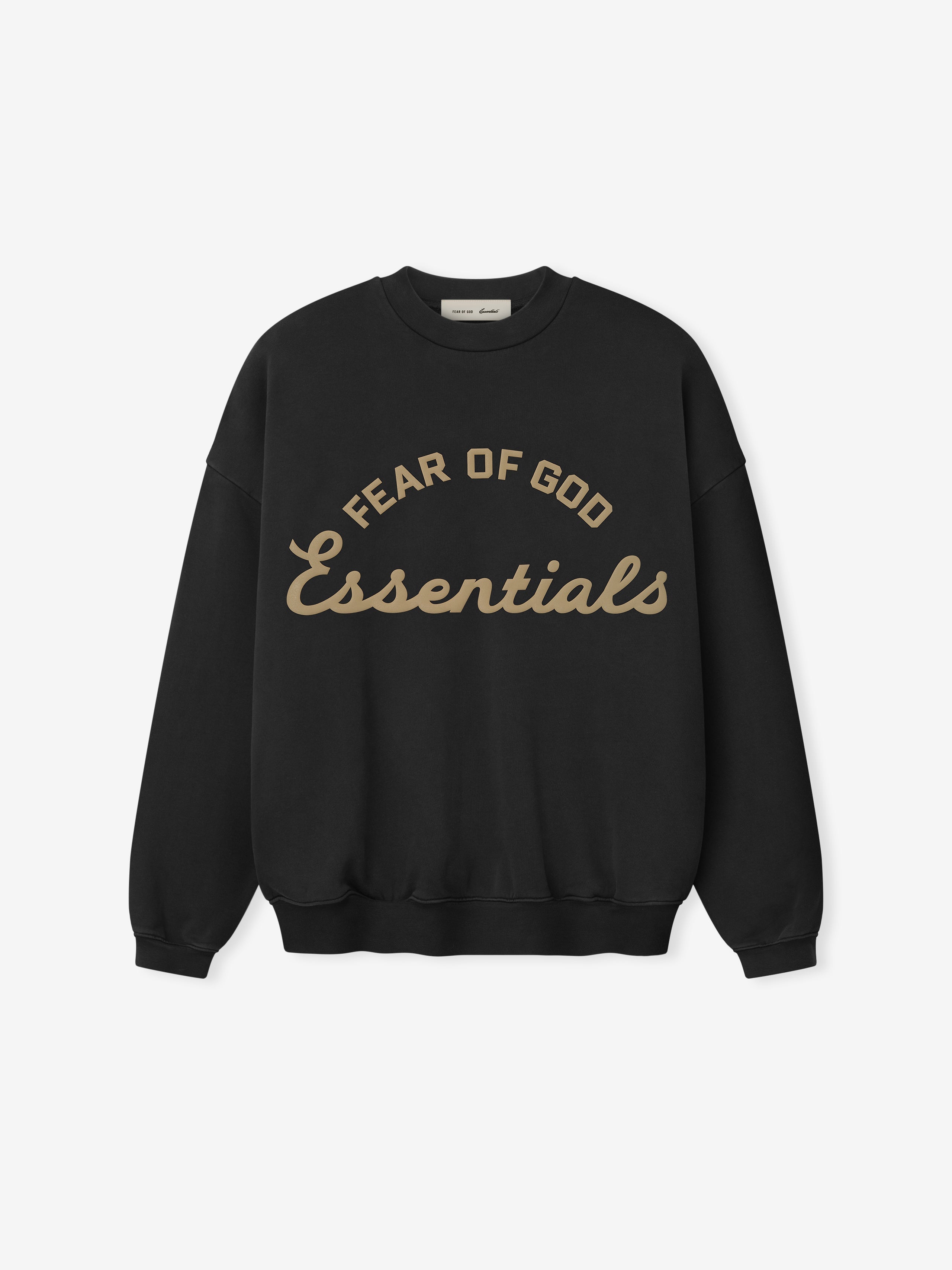 Essentials Training 90S Crewneck Sweatwshirt Faded Black