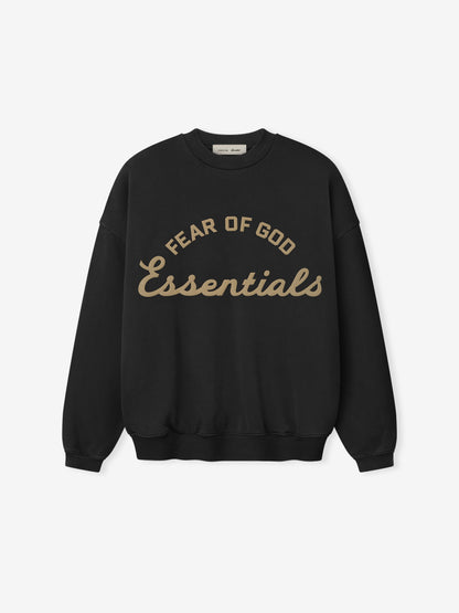 Essentials Training 90S Crewneck Sweatwshirt Faded Black