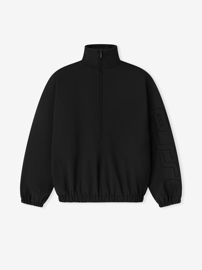 Essentials Active Trace Half Zip Track Jacket Vintage Black