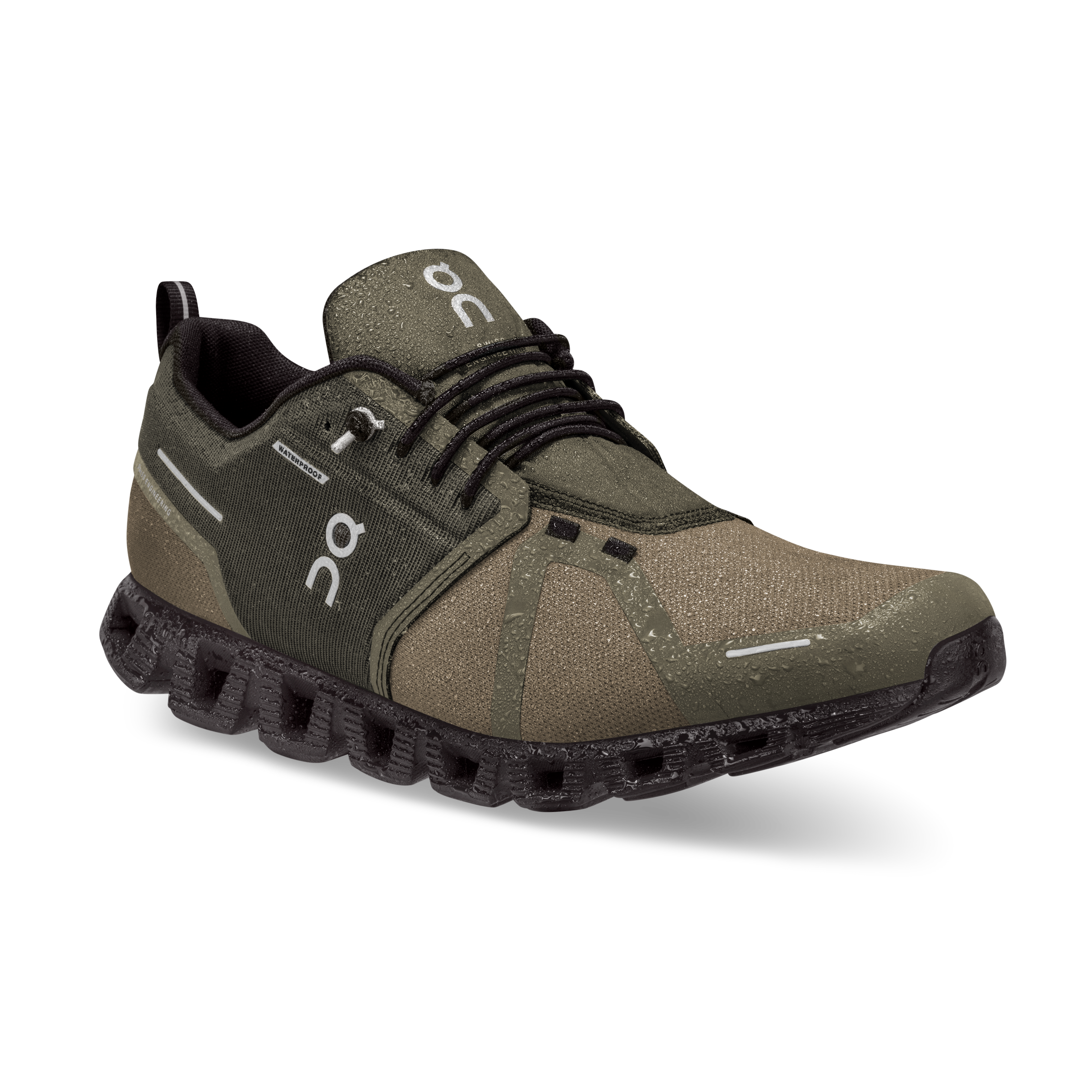 On Cloud 5 Waterproof Olive Black
