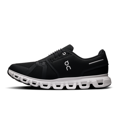 On Cloud 6 Wide Black White