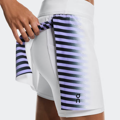 On Court Skirt Split Edge White | Black (Women'S)