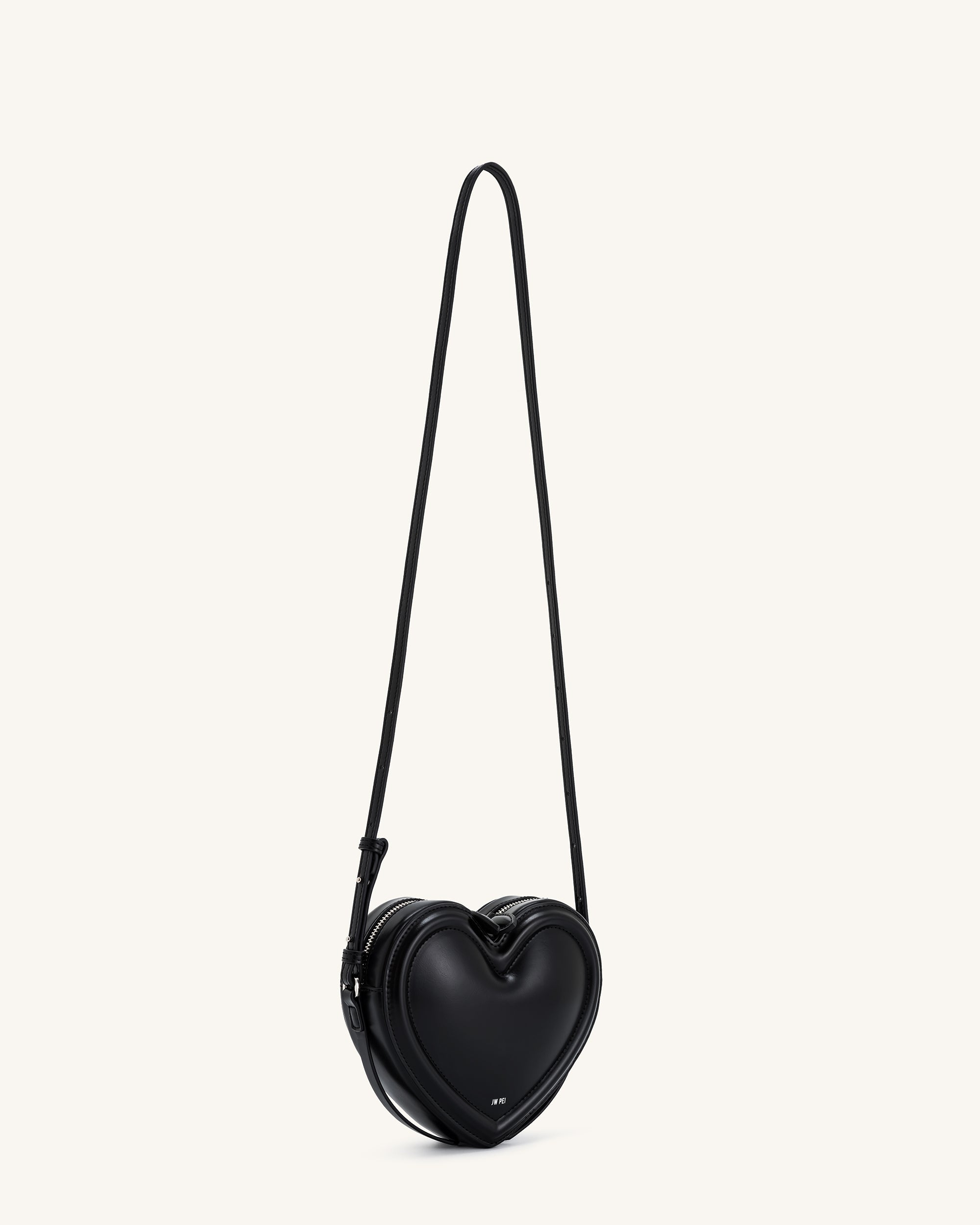 Jw Pei Arlene Heart Shaped Bag Black