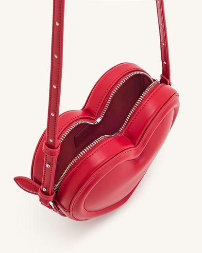 Jw Pei Arlene Heart Shaped Bag Magenta