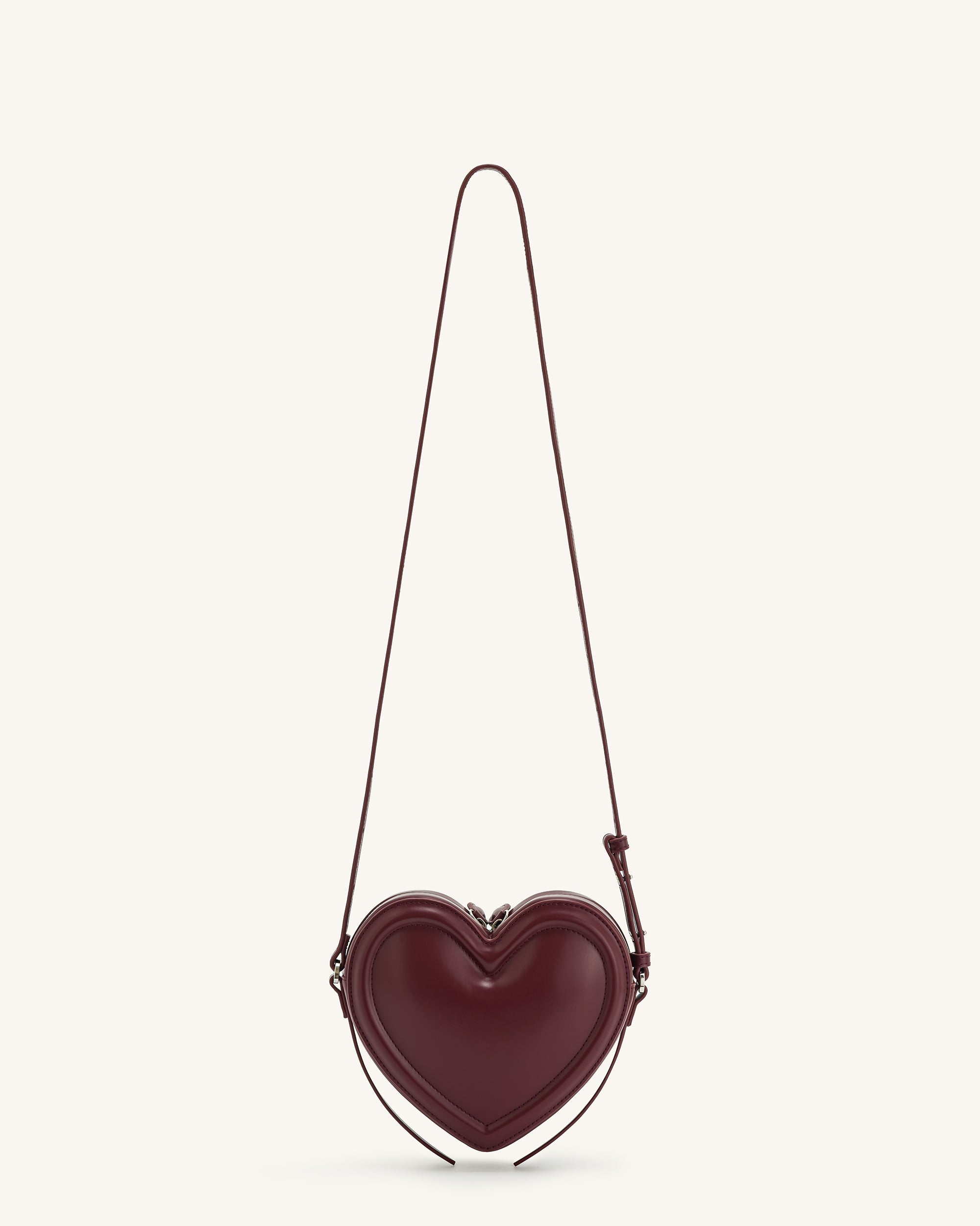 Jw Pei Arlene Heart Shaped Bag Claret
